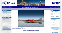 Desktop Screenshot of eucap2018.org