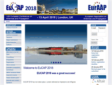 Tablet Screenshot of eucap2018.org